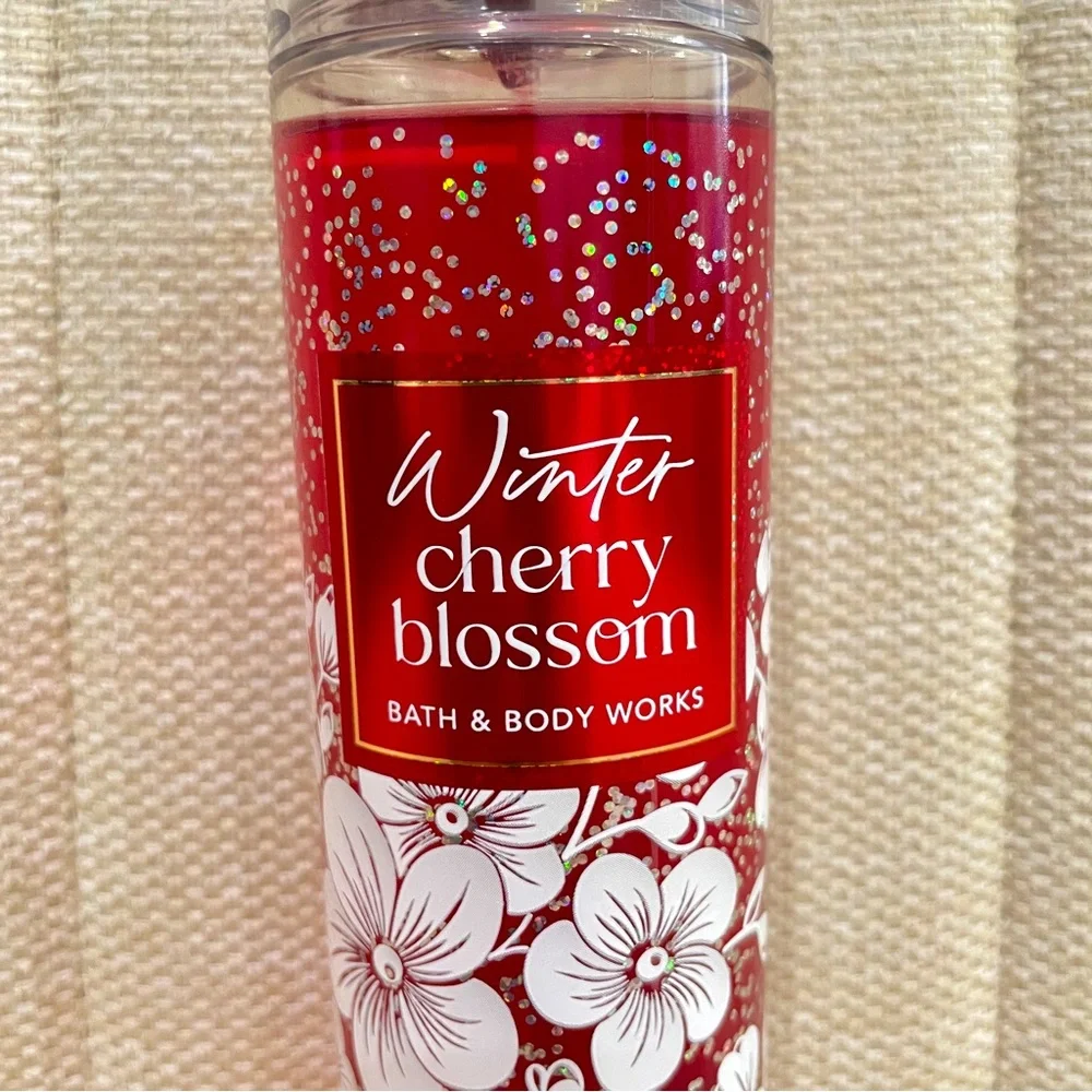 NEW Bath & Body Works Winter Cherry Blossom Fine Fragrance Mist 8 fl oz‎ Spray